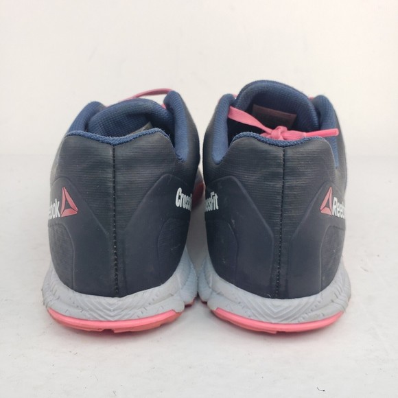 Reebok Crossfit Speed TR Womens Training Shoes Blue-Dove-Pink Sz 6.5 - Picture 8 of 13